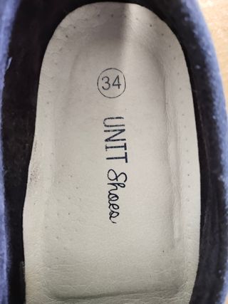 Zapatos náuticos niño UNIT azul marino 
