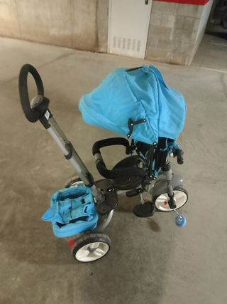 Triciclo infantil azul