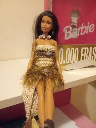 Barbie Pocahontas uncinetto