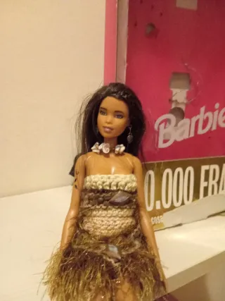 Barbie Pocahontas uncinetto