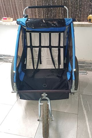 Alquiler - Remolque de bicicleta para 2 niños