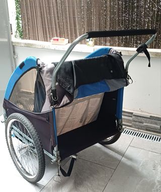 Alquiler - Remolque de bicicleta para 2 niños