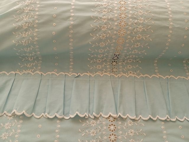 Copripiumino vintage blu 90x190cm