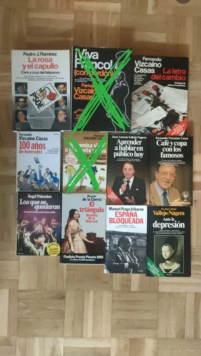 Lote libros política e historia Editorial PLANETA