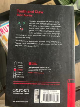 Oxford Bookworms Library: Tooth and Claw: Level...