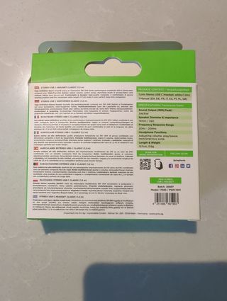 Auricolari Prio Stereo USB C bianchi