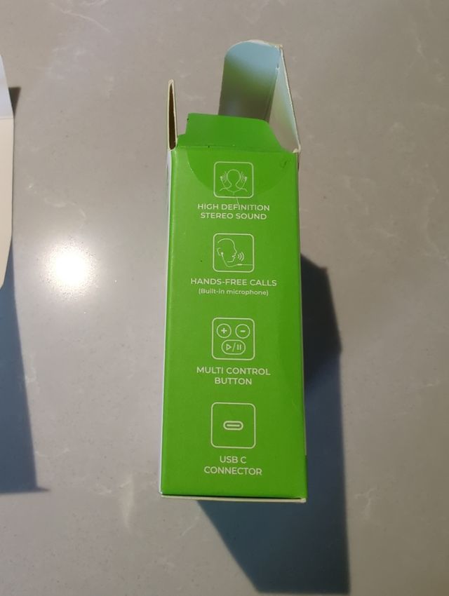 Auricolari Prio Stereo USB C bianchi