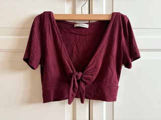 Top rojo Pull&Bear - Talla M