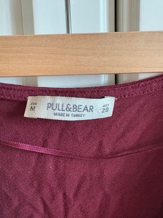 Top rojo Pull&Bear - Talla M