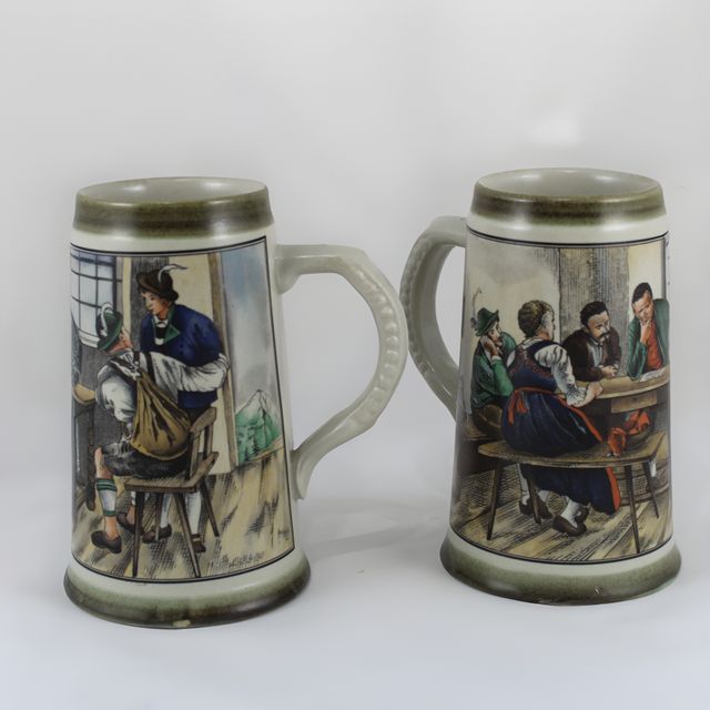 Jarras Cerveza Alemanas (2) Años 60