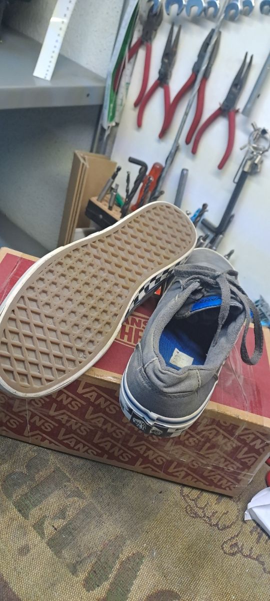 Vans Scarpe Grigie Usate