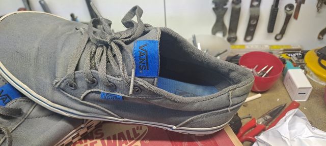 Vans Scarpe Grigie Usate