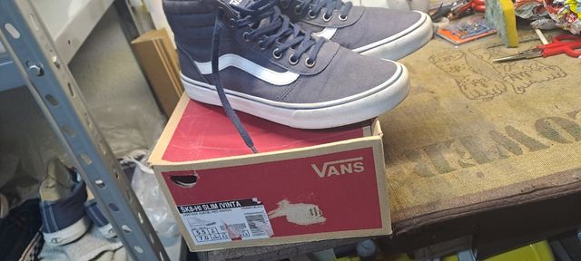 Vans Scarpe Alte Blu Usate