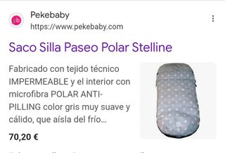 Saco Polar carro Bebé - Pekebaby
