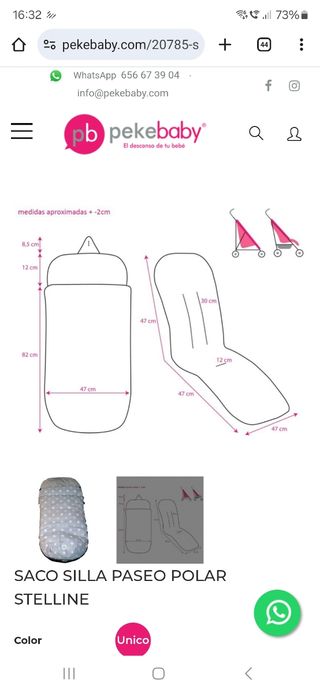 Saco Polar carro Bebé - Pekebaby