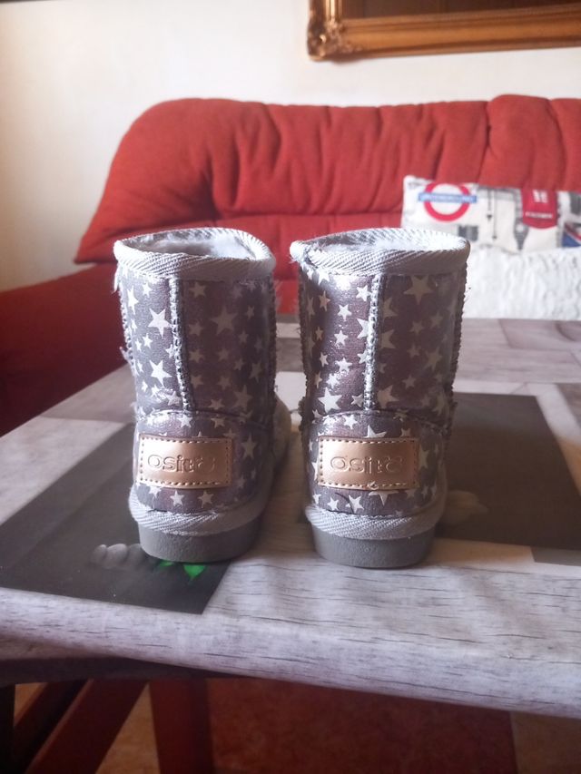 Botas niña talla 22 - estrellas