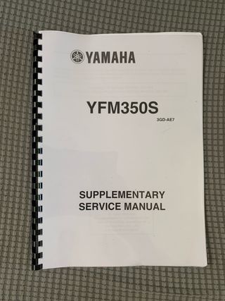 Manual de Taller Yamaha Raptor 350