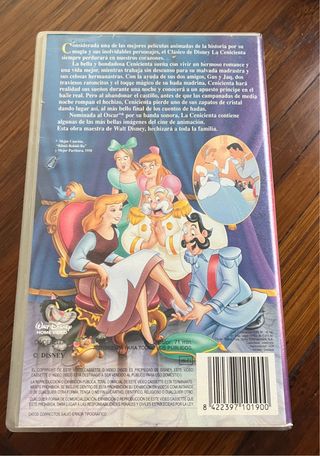 VHS La Cenicienta - Clásicos Disney