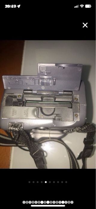 Cámara Nikon digital negra