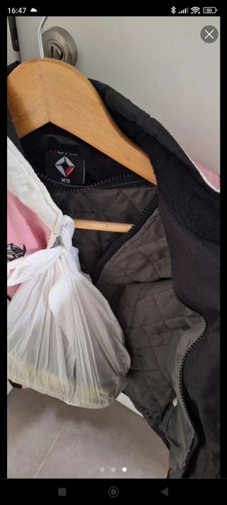 Chaqueta moto mujer KORE rosa