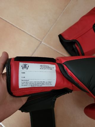 Guantes boxeo Top King 14 onz Con un par de bendas