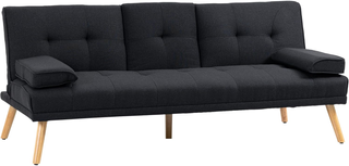 Divano Letto 3 Posti con 2 Braccioli Rimovibili e