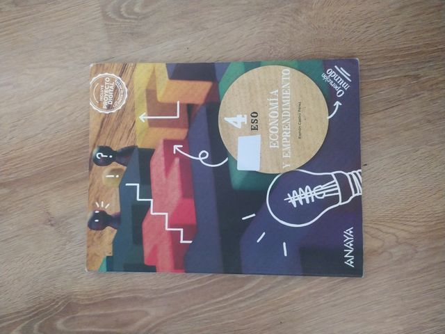 Libro Economía y emprendimiento 4 eso