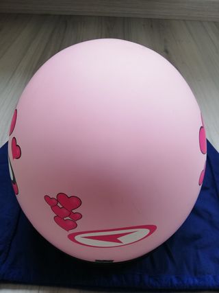 Casco moto Axo jet rosa talla M