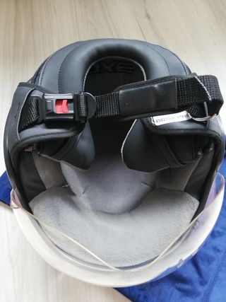 Casco moto Axo jet rosa talla M