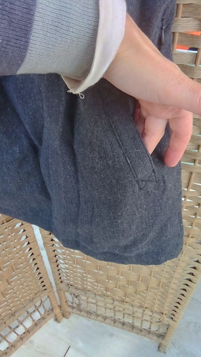 Vestido menina 4-5 anos - Cinza/Preto