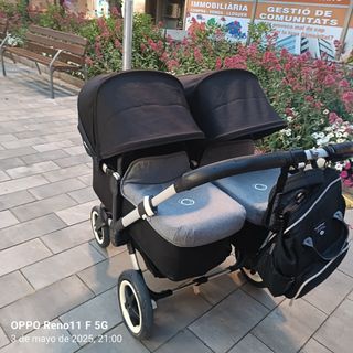 Bugaboo gemelar impecable