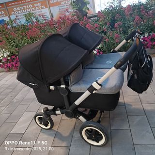 Bugaboo gemelar impecable
