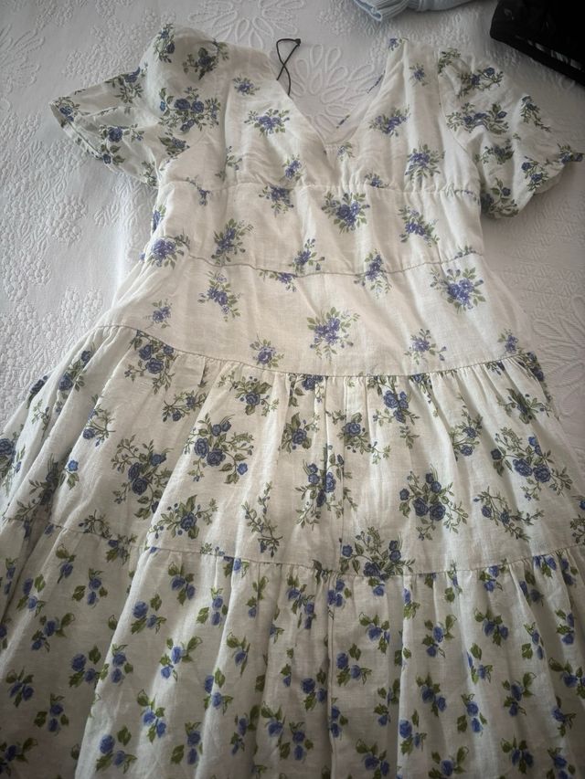 Vestido floral niña 6-7