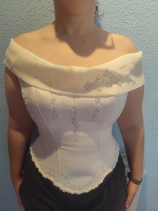 Vestido novia Marina Navarro blanco