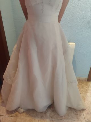 Vestido novia Marina Navarro blanco