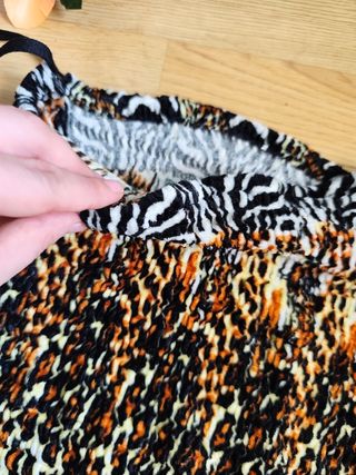 Saco Mochila Leopardo Vintage