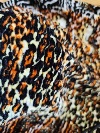Saco Mochila Leopardo Vintage