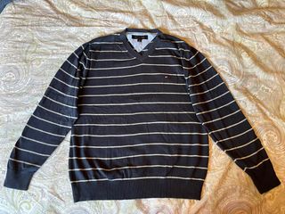Jersey Tommy Hilfiger rayas azul marino M