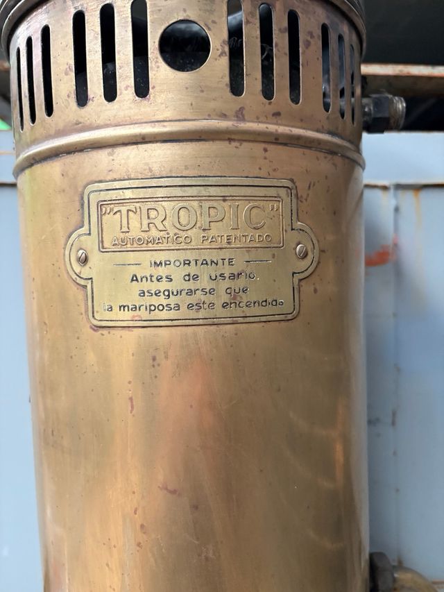 Calentador Tropic antiguo