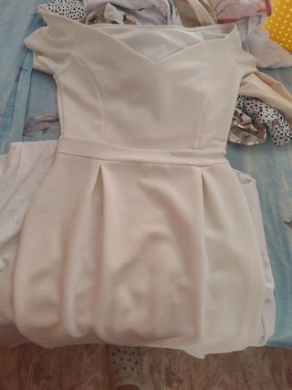 Vestido blanco corto - talla M