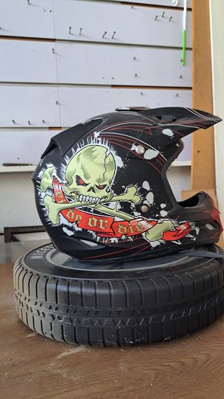 Casco Motocross - Calavera