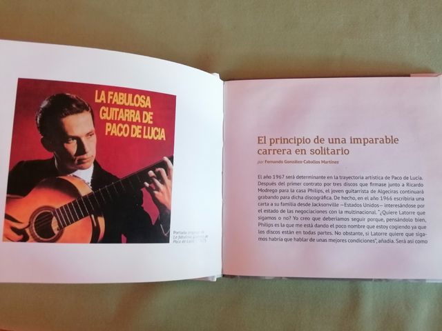 CD Paco de Lucía: La Fabulosa Guitarra