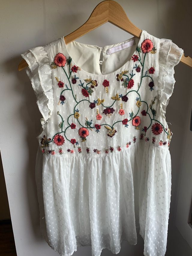 Blusa Zara blanca - Talla S