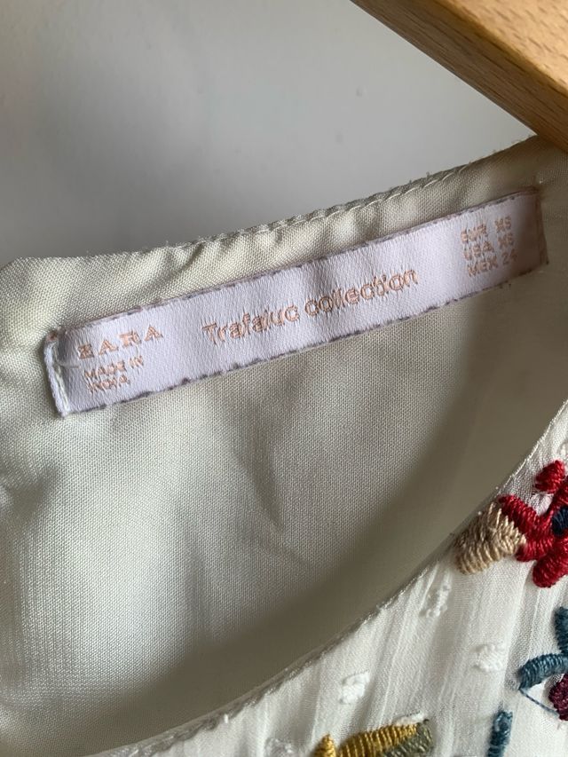 Blusa Zara blanca - Talla S