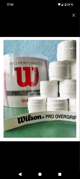 10 Overgrips Wilson Pro Perforated