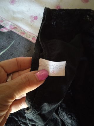 Mutandina pizzo Jadea nera XXS nero