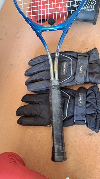 Raqueta Tenis Powerplay + Guantes