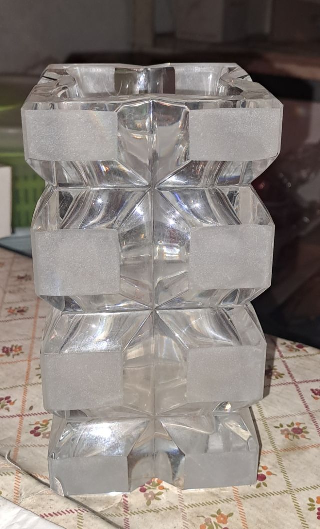 Vaso cristallo trasparente