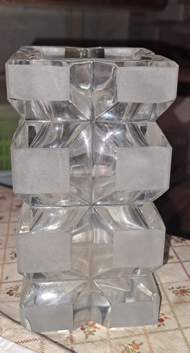 Vaso cristallo trasparente