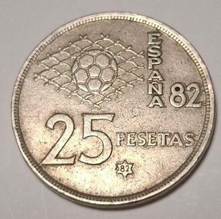 Moneda 25 pesetas 1982